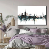 Painting by Numbers Switzerland Skyline Zurich