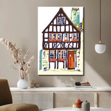 Painting by Numbers Art Landscape A Half-Timbered House