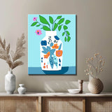 Painting by Numbers Art Minimalism Colored Vase