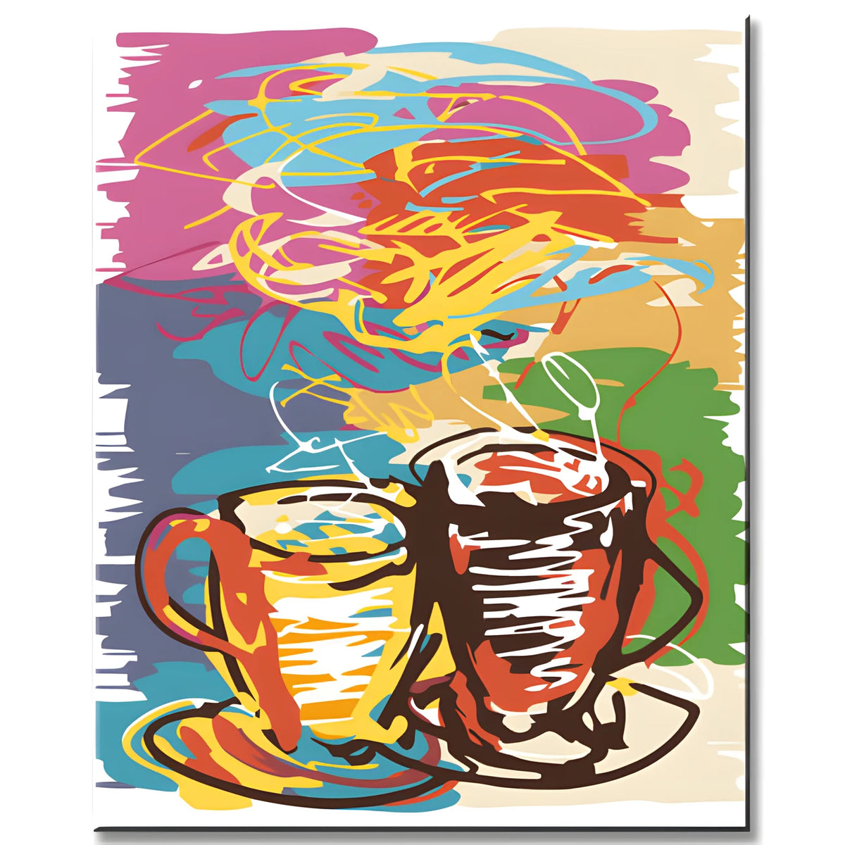 Paint by Numbers Free Art Mugs