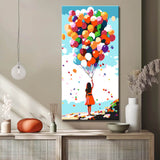 Painting by Numbers Art Lots of Colorful Balloons