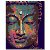 Painting by Numbers Art Lifestyle Half Buddha Face