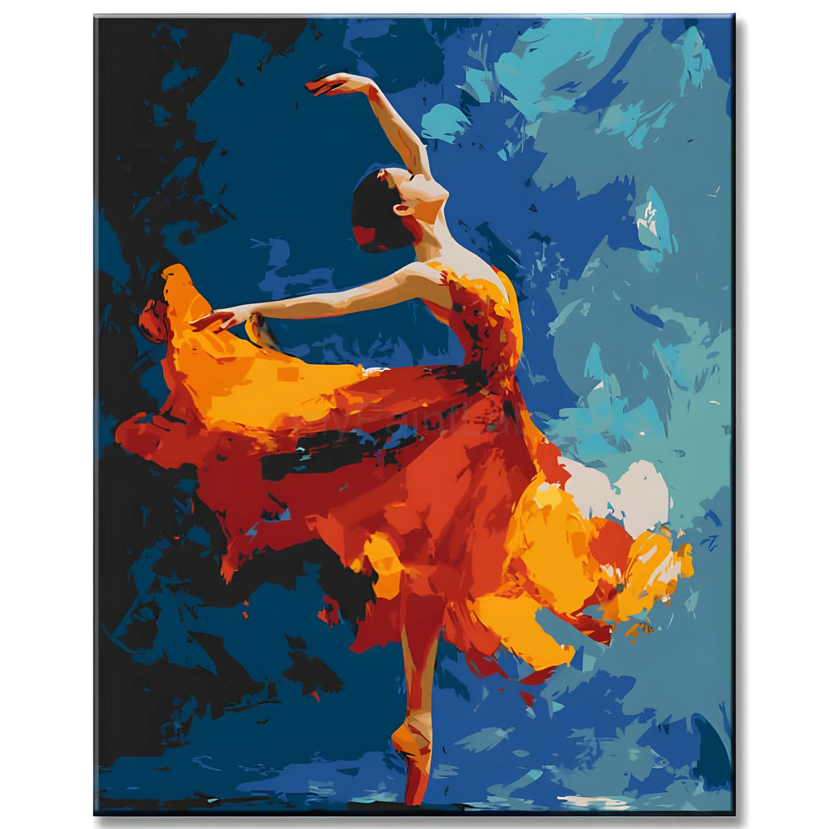Painting by Numbers Dancer in The Light