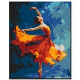 Painting by Numbers Dancer in The Light
