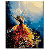 Painting by Numbers Dancer in The Light