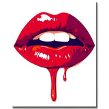 Paint by Numbers Red Lips Drops