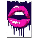 Painting by Numbers Charming Red Lips