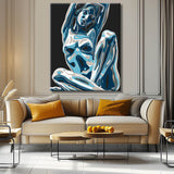 Painting by Numbers Tropical Girl Minimalism Art Style Shipping from DE