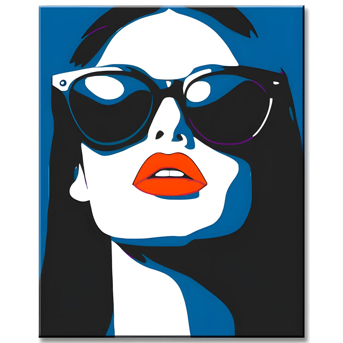 Painting by Numbers Woman with Sunglasses