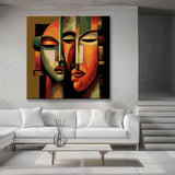 Painting by Numbers Abstract Figures Girls