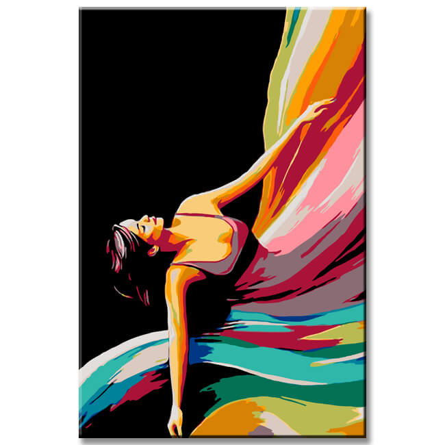 Painting by Numbers Rainbow Dancer