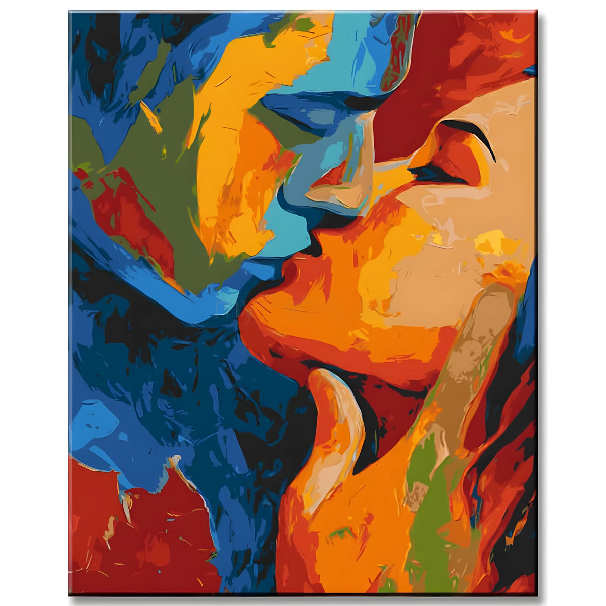 Painting by Numbers Rainbow Kissing Lover