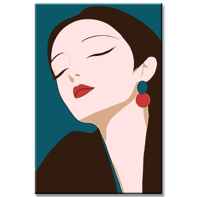 Painting by Numbers Oriental Woman II