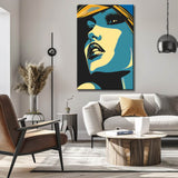 Painting by Numbers Side View Face Woman