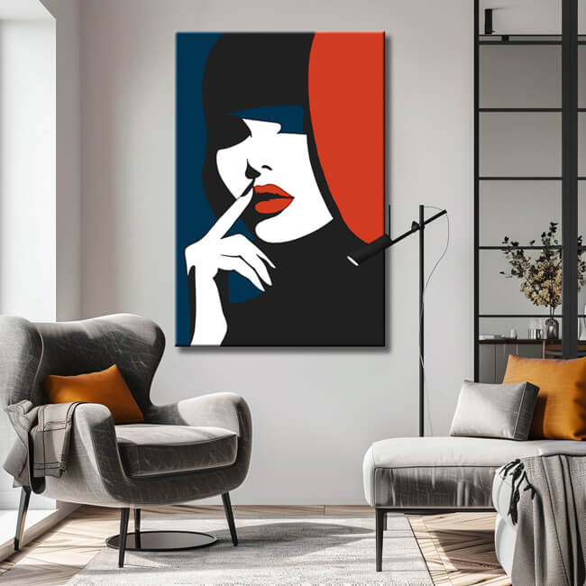 Painting by Numbers Abstract ArtSilent Girl