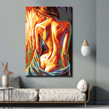 Painting by Numbers Abstract ArtSilent Girl