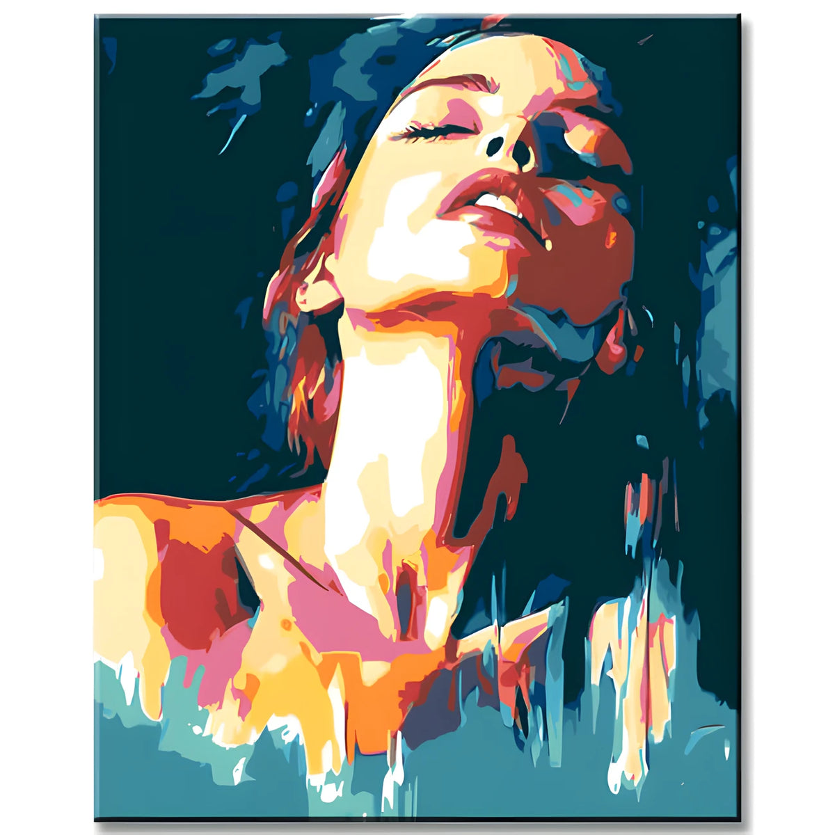 Painting by Numbers Abstract Girl