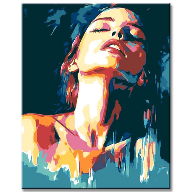 Painting by Numbers Abstract Girl