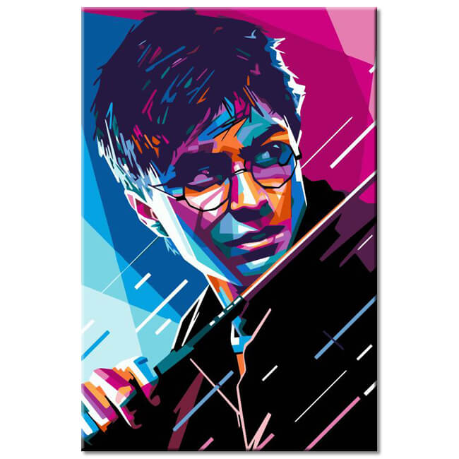 Painting by numbers Harry Potter art shipping from DE