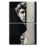 Painting by numbers David body art statue 2-piece shipping from DE