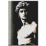Paint by Numbers David Body Art Statue