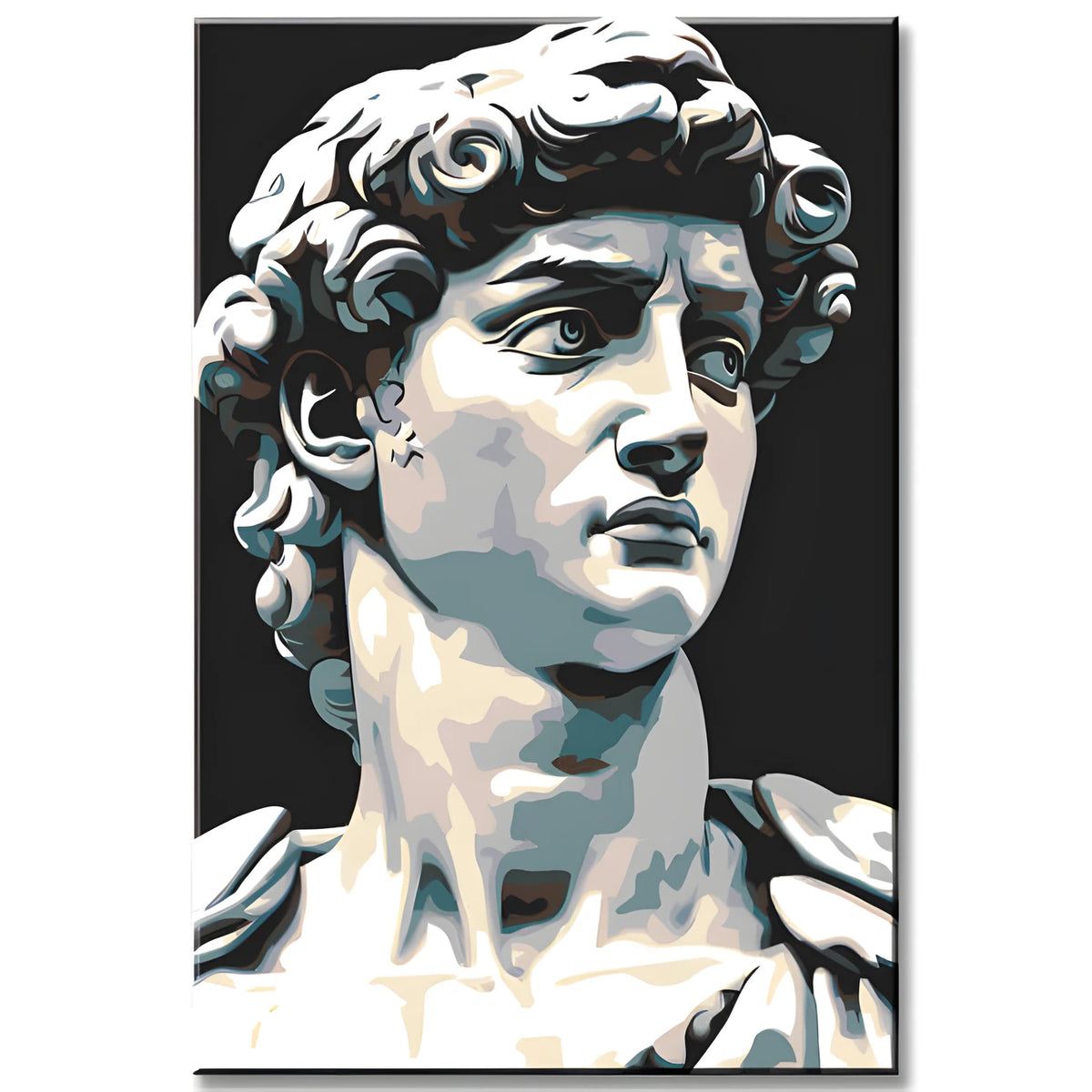 Painting by Numbers Statue of David Rome Art