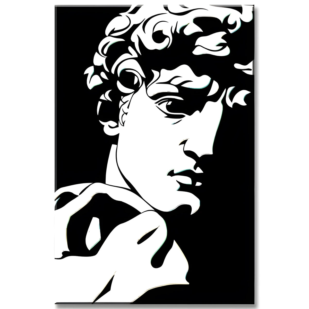 Painting by Numbers Statue of David Sculpture Art II
