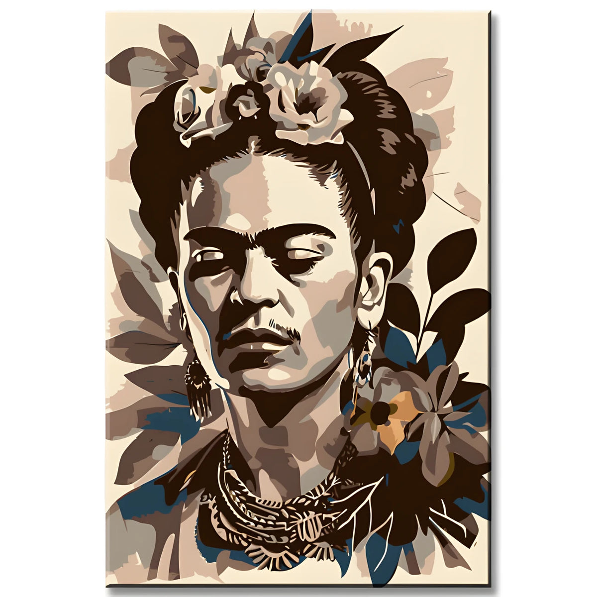 Painting by Numbers Frida Kahlo Portrait