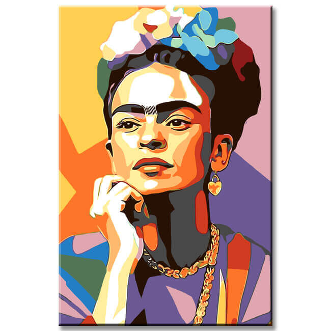 Paint by Numbers Frida Kahlo Pop Art