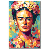 Painting by Numbers Abstract Art Frida Kahlo