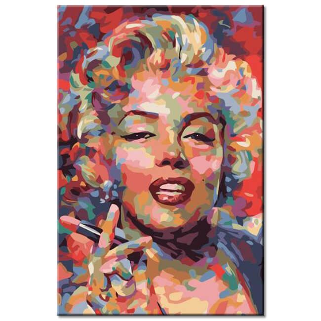 Painting by Numbers Portrait Marilyn Monroe