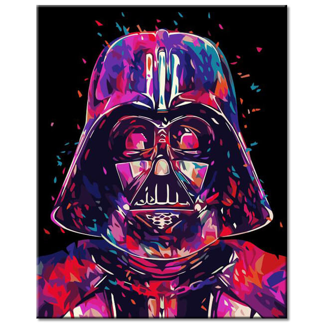 Painting by numbers Darth Vader Star Wars shipping from DE