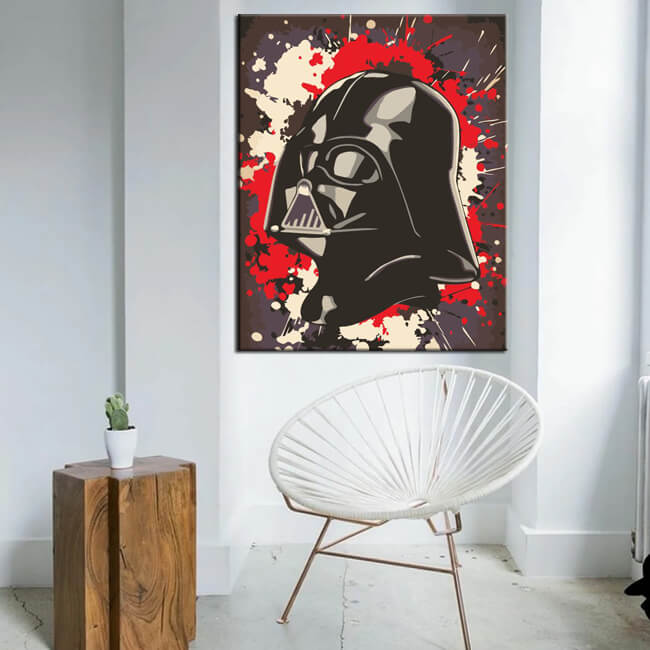 Paint by Numbers Red Blood Star Wars Shipping from DE