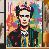 Painting by numbers face vector portrait shipping from DE