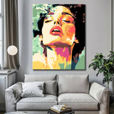 Painting by Numbers Woman Underwater Looking Up