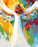 Paint by Numbers Panorama - Woman in White Dress