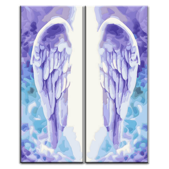 Painting by numbers The Angel's Gate 2-part shipping from DE