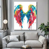 Painting by Numbers Rainbow Angel Wings