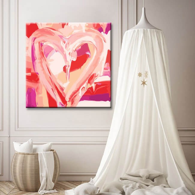 Painting by Numbers Abstract Art Love Shipping from DE