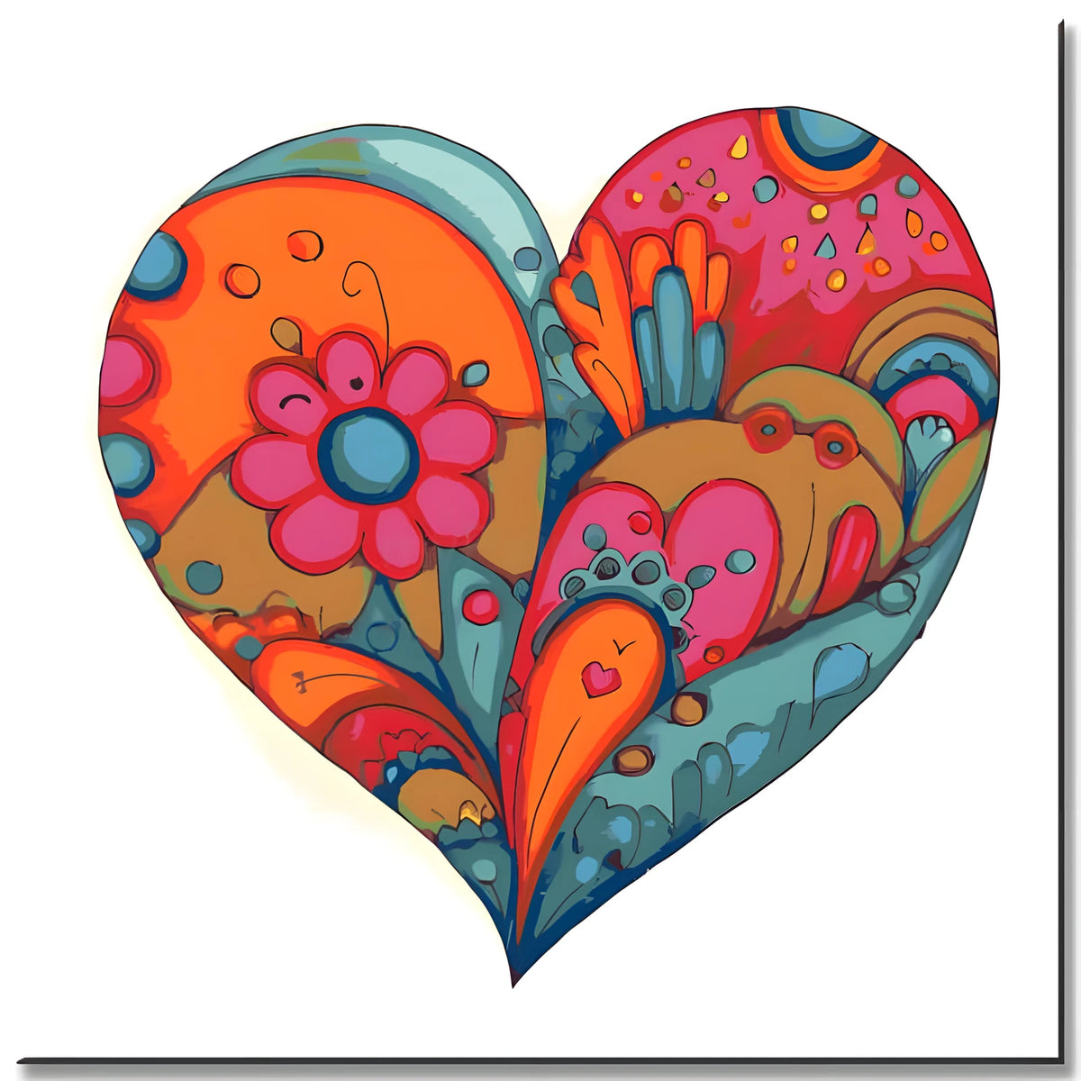 Painting by Numbers Abstract Art Love