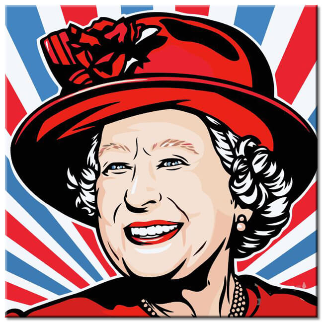 Painting by Numbers Smiling Queen Queen
