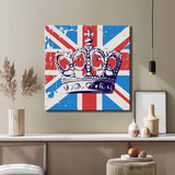 Painting by Numbers King's Crown on British Flag