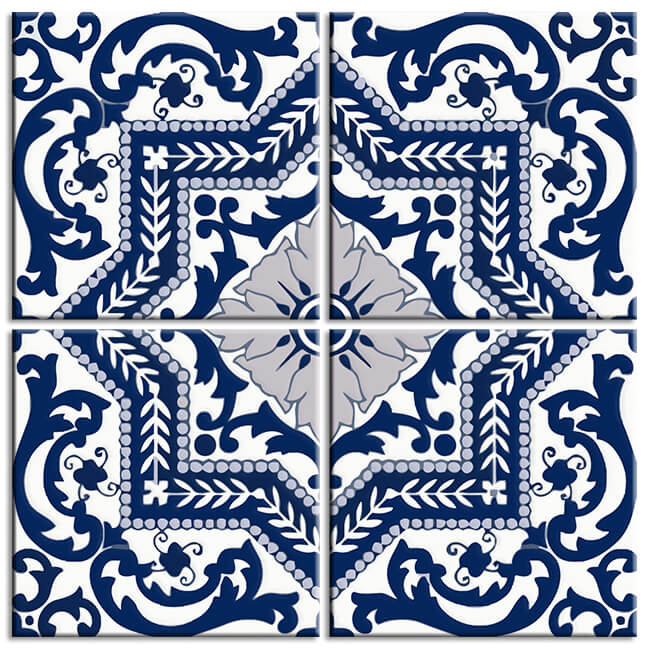 Painting by Numbers Square Mandala 4-Panel