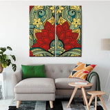 Painting by numbers mandala flowers 2-piece shipping from DE