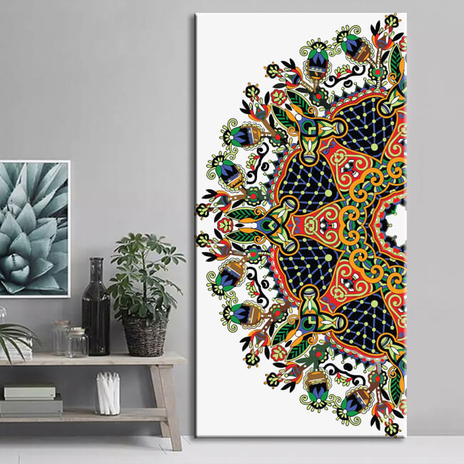 Painting by numbers vintage mandala art shipping from DE