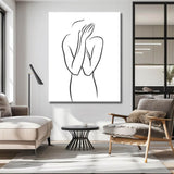 Painting by Numbers Art Minimalism Drawing Silhouette Human Shame