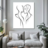 Painting by Numbers Art Minimalism Drawing Lovers III