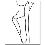 Painting by Numbers Art Minimalism Drawing Figure II