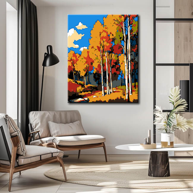 Painting by Numbers Art Nature Autumn Landscape