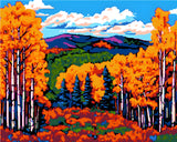 Painting by Numbers Autumn Landscape Colorful Trees